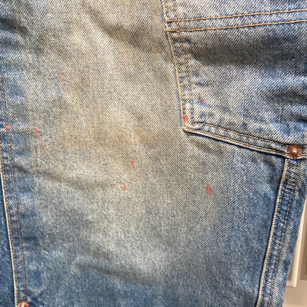 NWT Free People We The Free Loren Barrel Jeans Denim 32 high rise - Picture 4 of 13